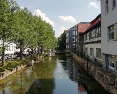 Wasserlauf in Erfurt