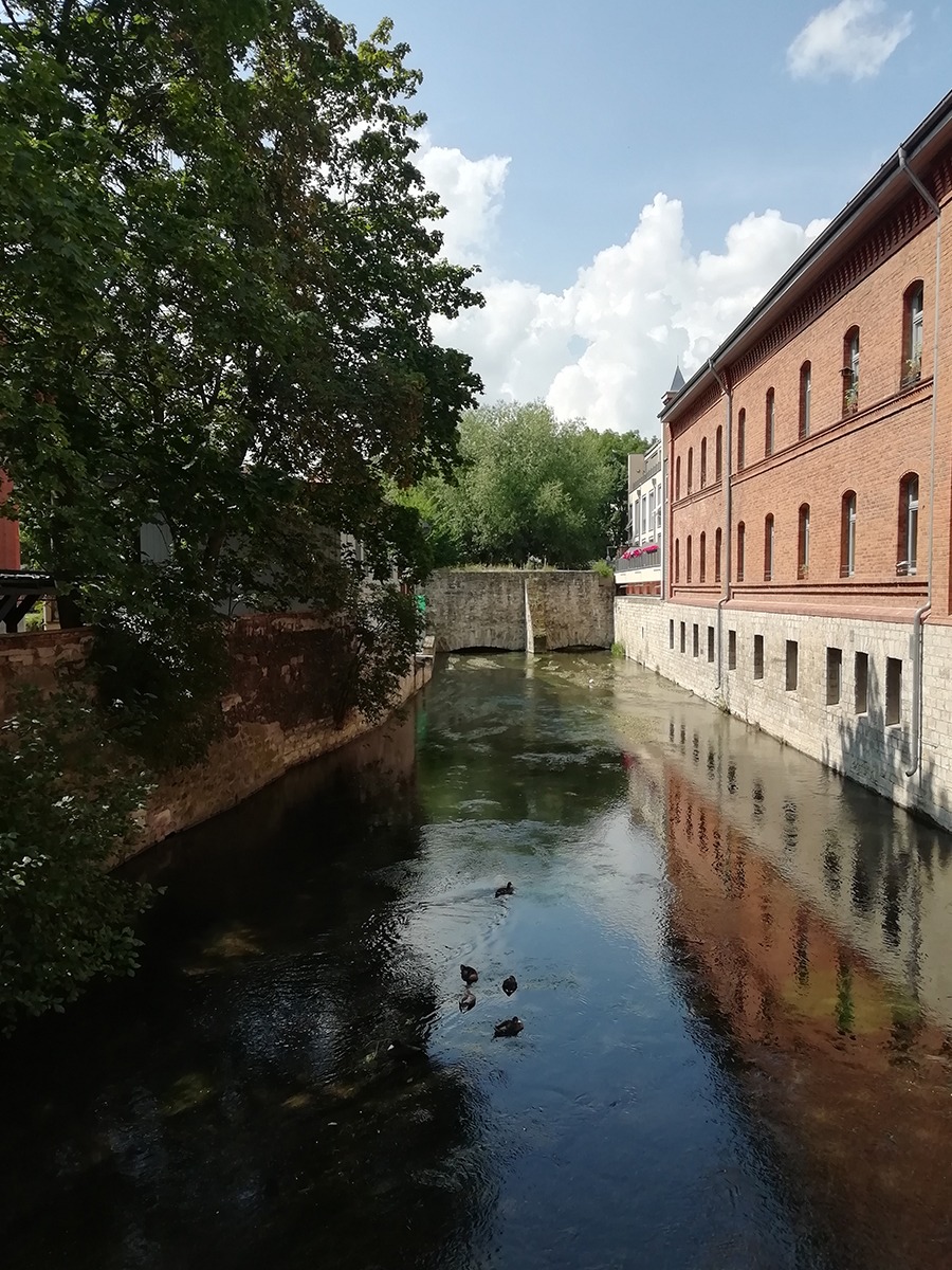 Wasserlauf in Erfurt