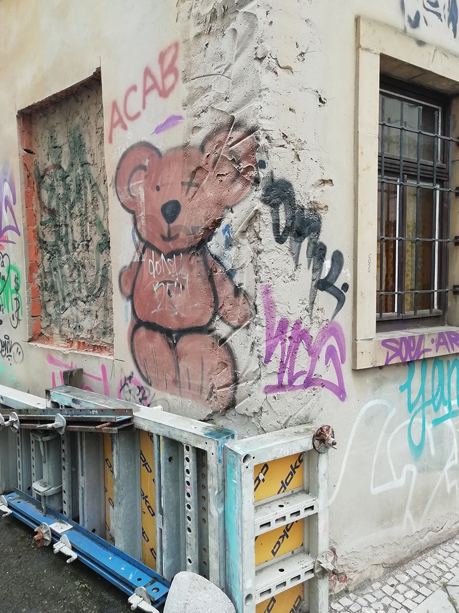 Straßenkunst in Erfurt