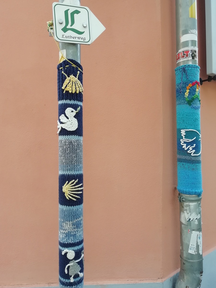 Straßenkunst in Erfurt