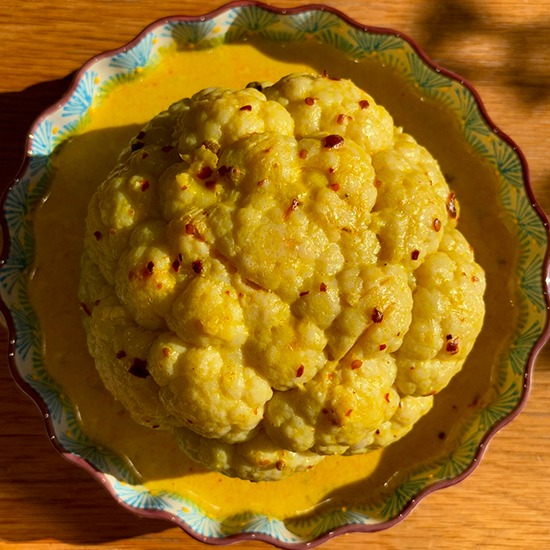 Blumenkohl mit Käsesauce Blumenkohl mit Käsesauce